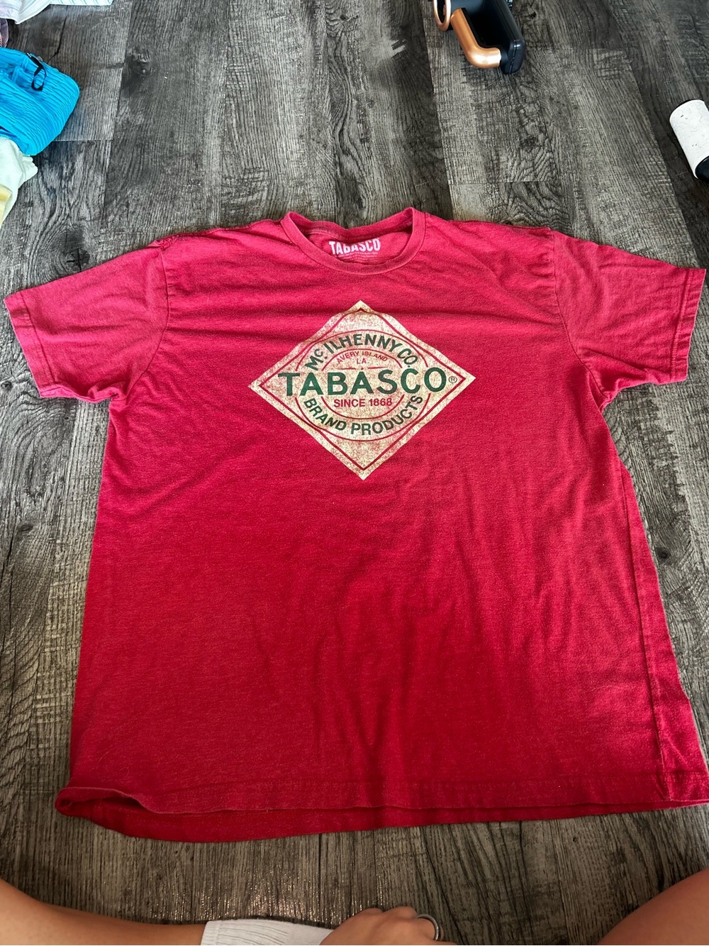 Tabasco Red Short Sleeve Logo Tee